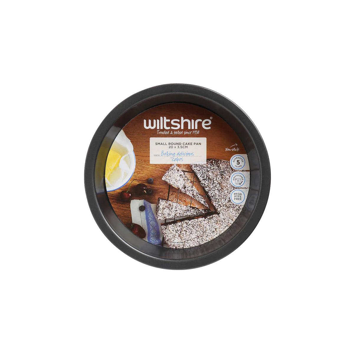 WLT9023MP Wiltshire Easybake Round Cake Pan 200mm Tomkin Australia Hospitality Supplies