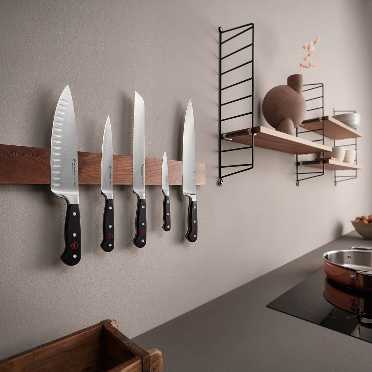 Classic Black Bread Knife 260mm