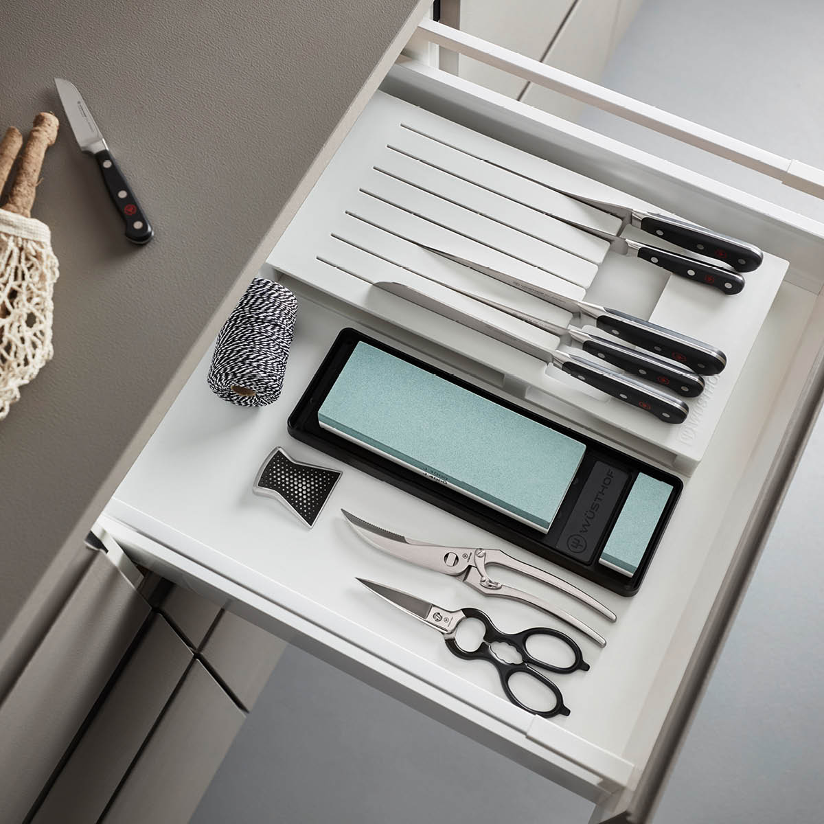 Classic Black Cooks Super Glider Knife 200mm