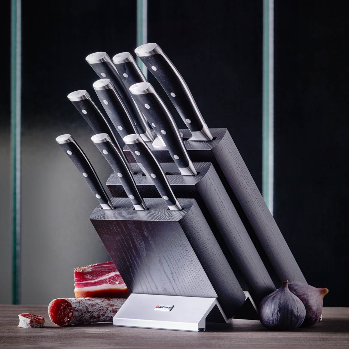 Classic Ikon Black Knife Set 2pc