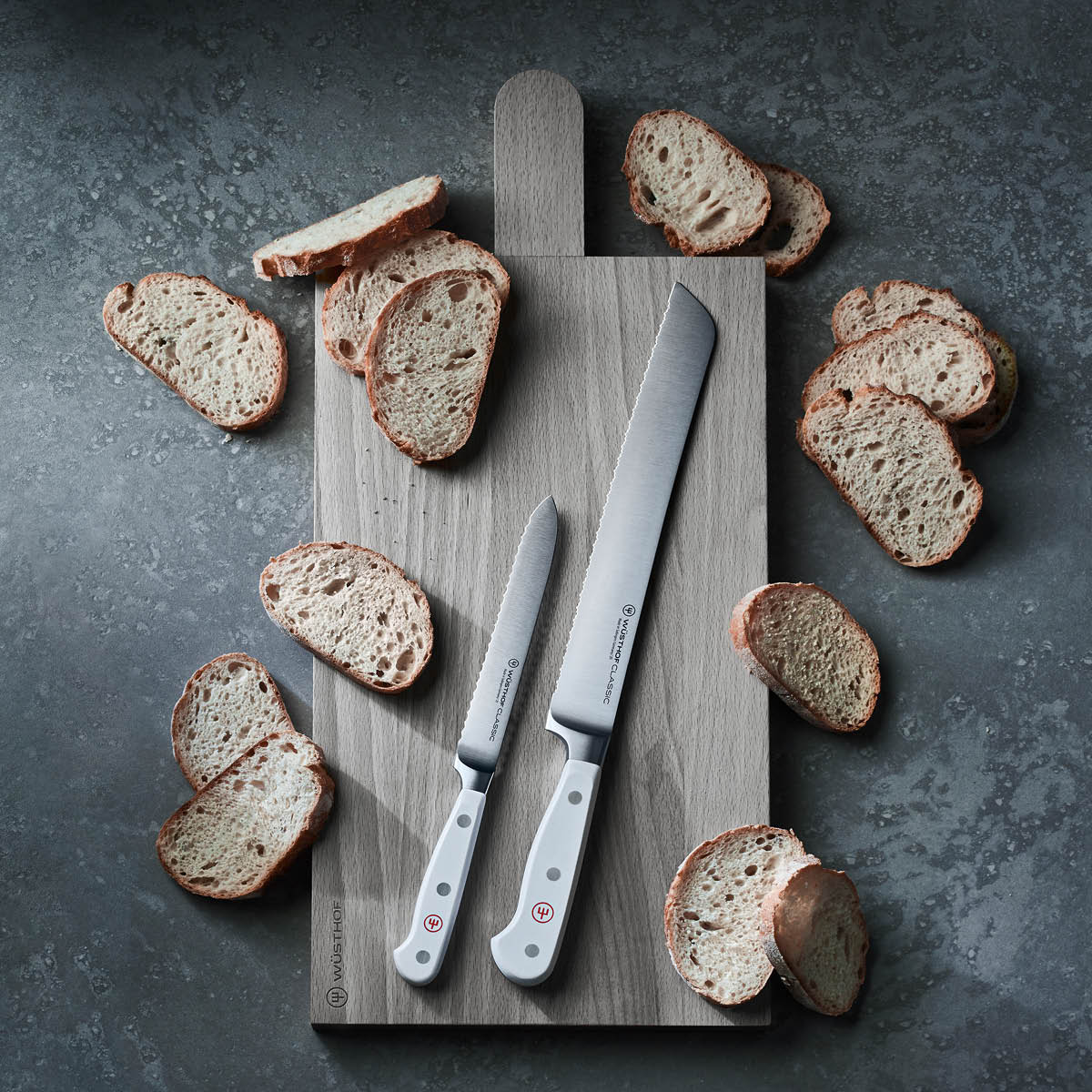 28049 Wusthof Classic Ikon Creme Bread Knife 230mm Tomkin Australia Hospitality Supplies