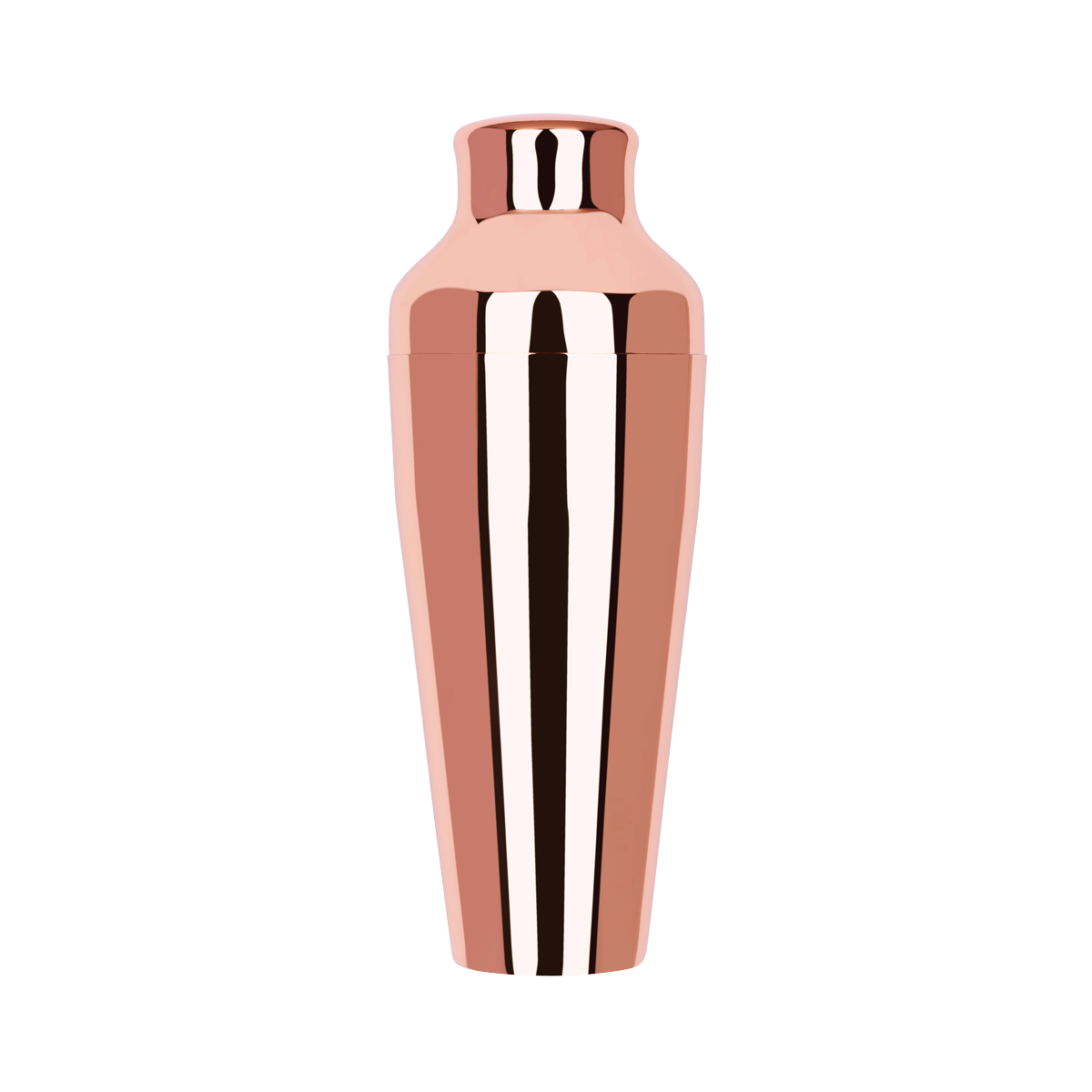 Z0132 Zanzi Parisian Cocktail Shaker 2pc 500ml Rose Gold Tomkin Australia Hospitality Supplies