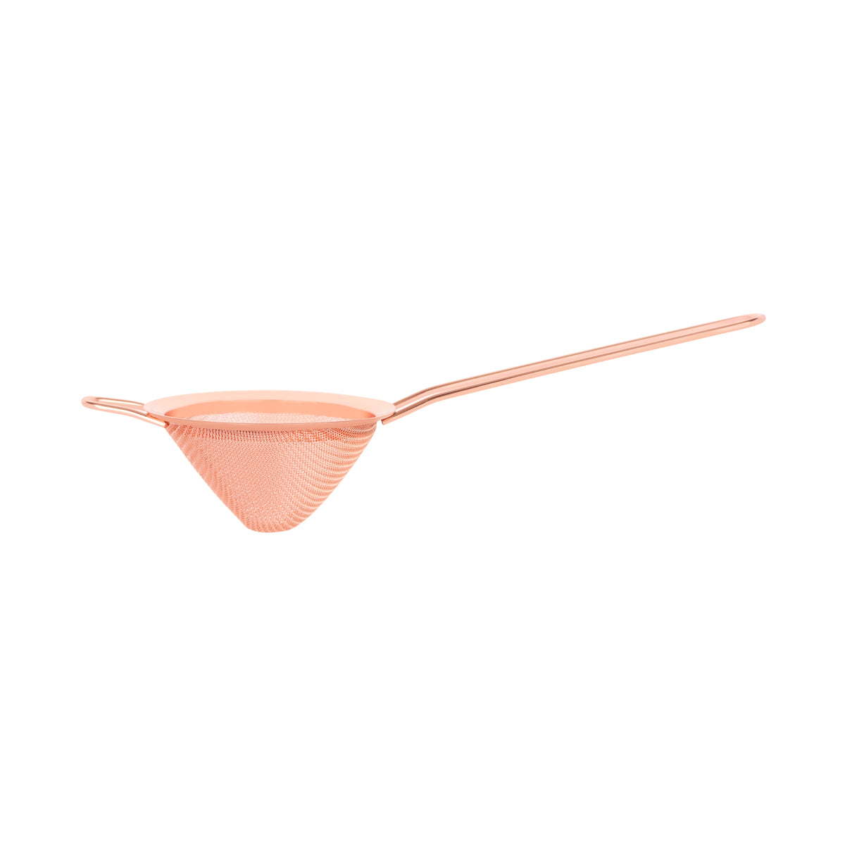 Z0362 Zanzi Snub Nose Mesh Strainer Rose Gold Tomkin Australia Hospitality Supplies