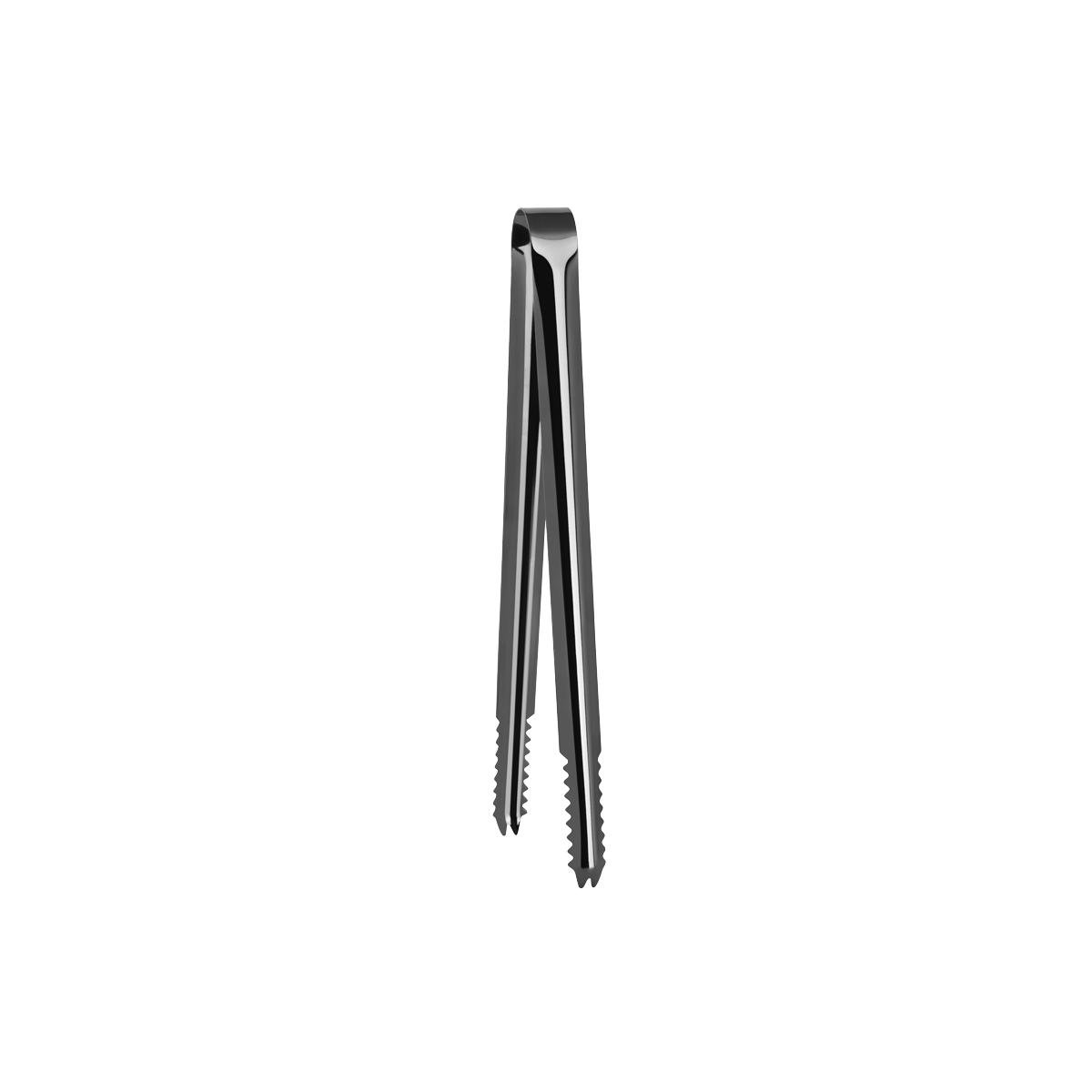 Z0504 Zanzi Alligator Teeth Ice Tong 245mm Gunmetal Tomkin Australia Hospitality Supplies