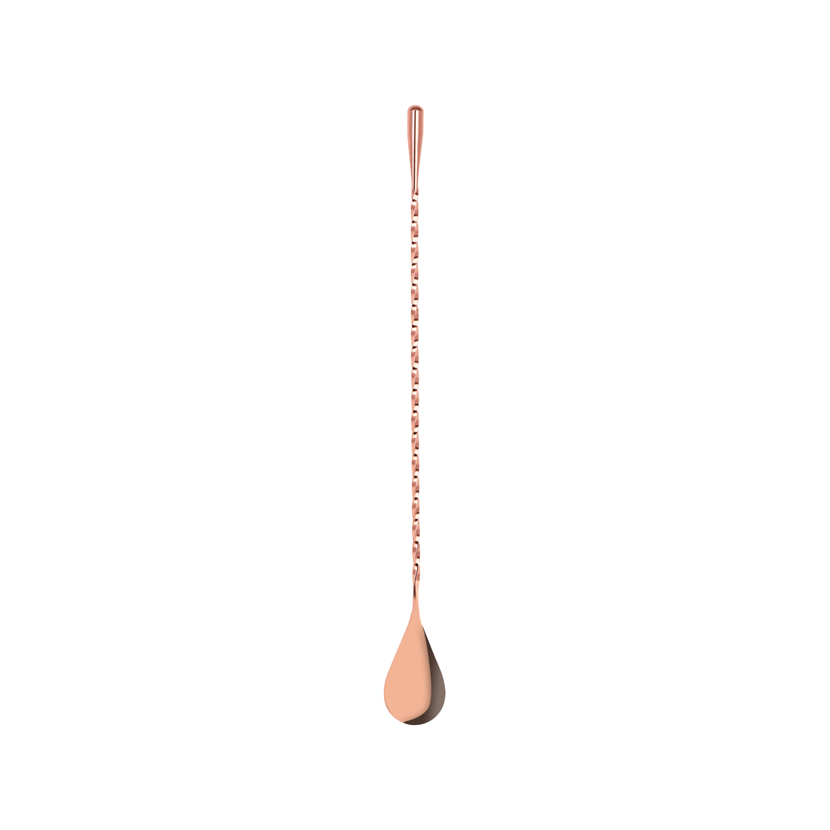 Z0633 Zanzi Teardrop Bar Spoon 300mm Rose Gold Tomkin Australia Hospitality Supplies