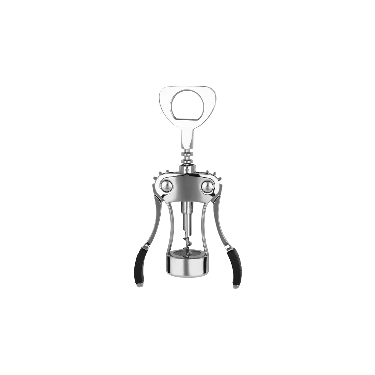 Z0888 Zanzi Deluxe Wing Corkscrew Chrome Tomkin Australia Hospitality Supplies